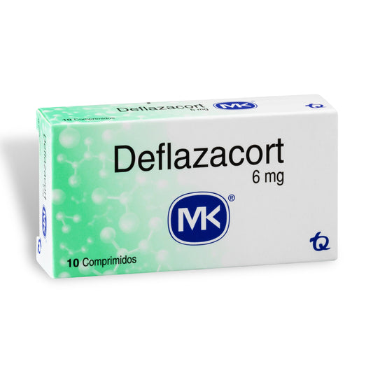 Deflazacort 6 mg 10 Tabletas Mk