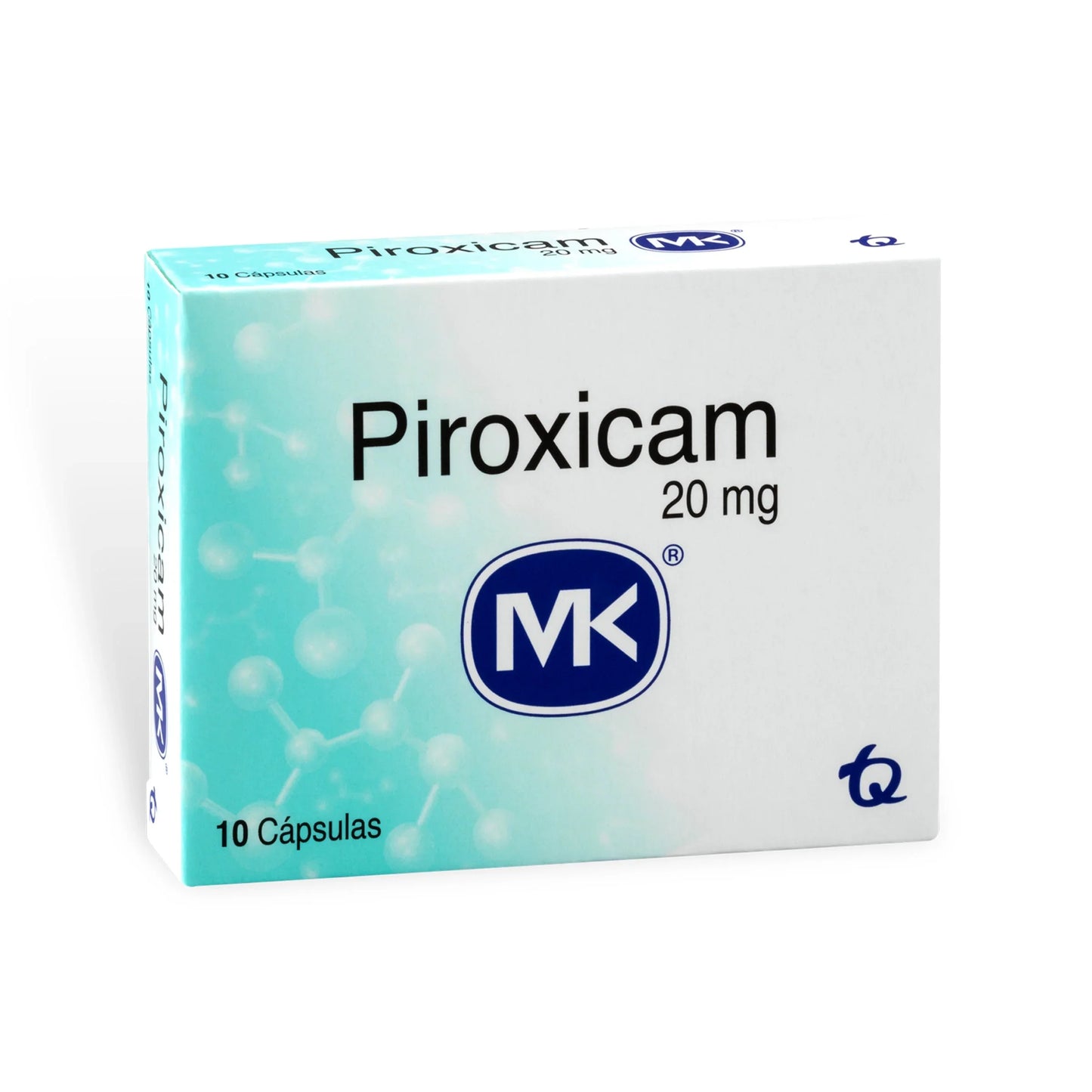 Piroxicam 20 mg 10 Cápsulas Mk
