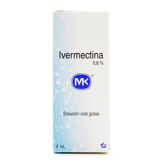 IVERMECTINA 0.6% Solución Oral 5 ml Mk