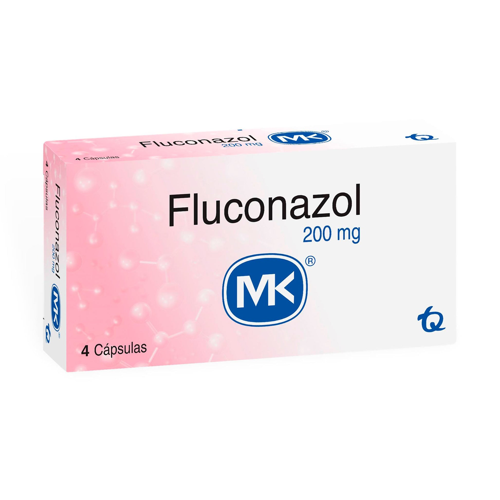 Fluconazol 200 mg 4 Cápsulas Mk