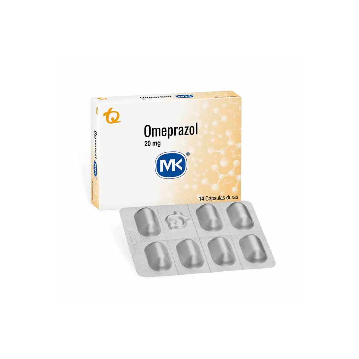 Omeprazol 20 mg 14 Cápsulas Mk