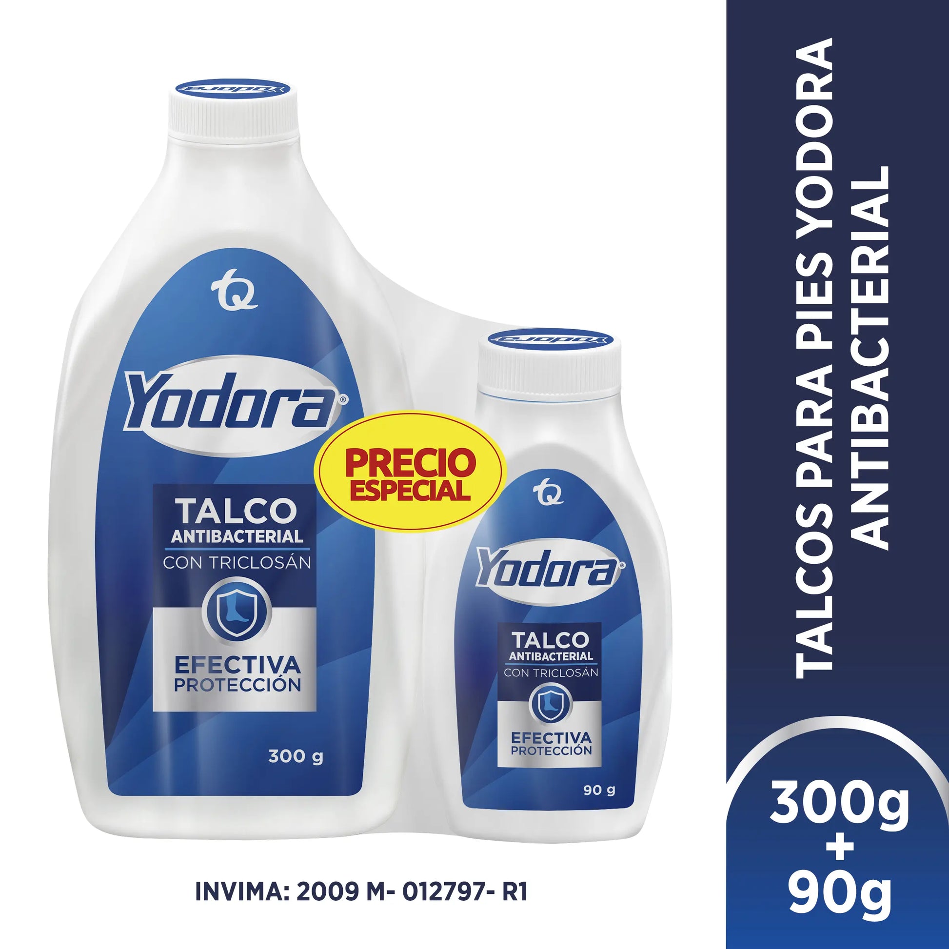 Talco Yodora 300 gr+90 gr