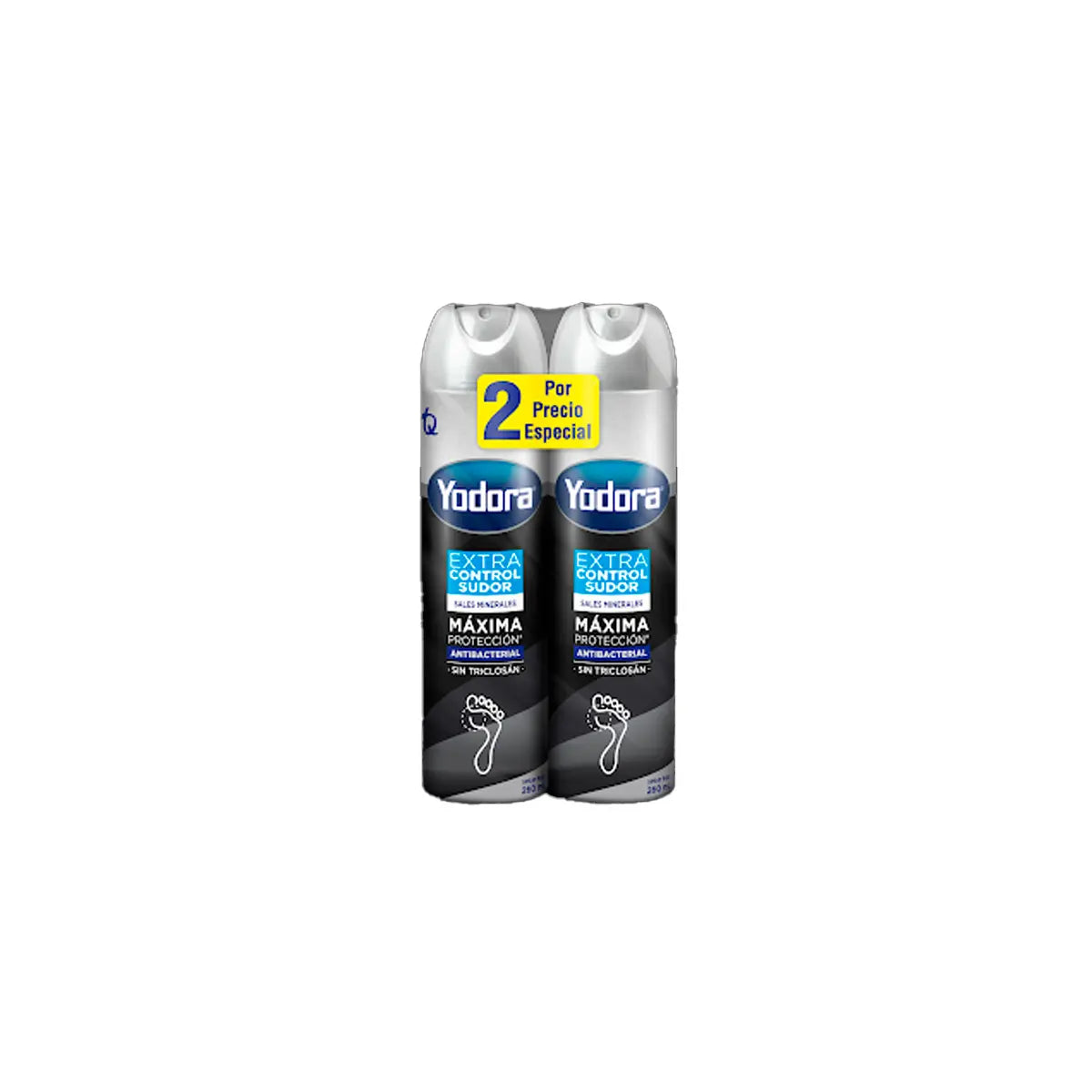 2 Spray Pies Yodora E.ctr.sud.260 ml P.e