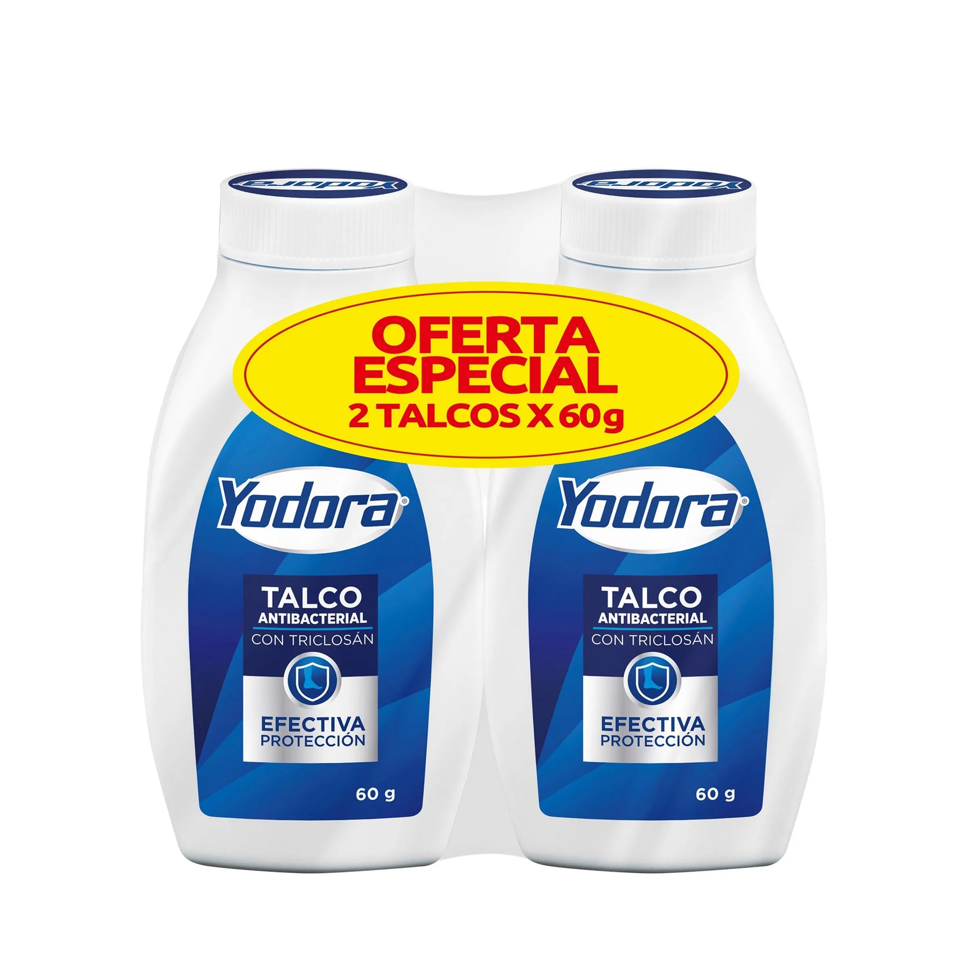 Talco Yodora 60 g X 2 Precio Espe