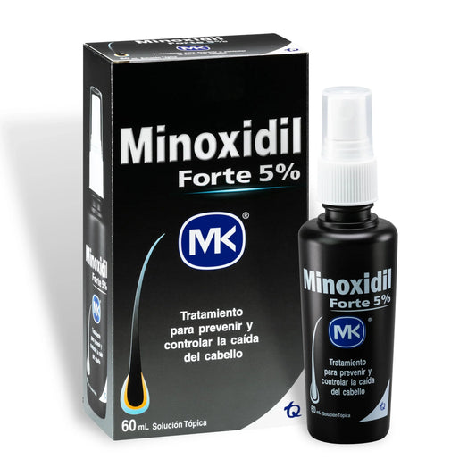 Minoxidil Forte 5% Loción 60 ml Mk