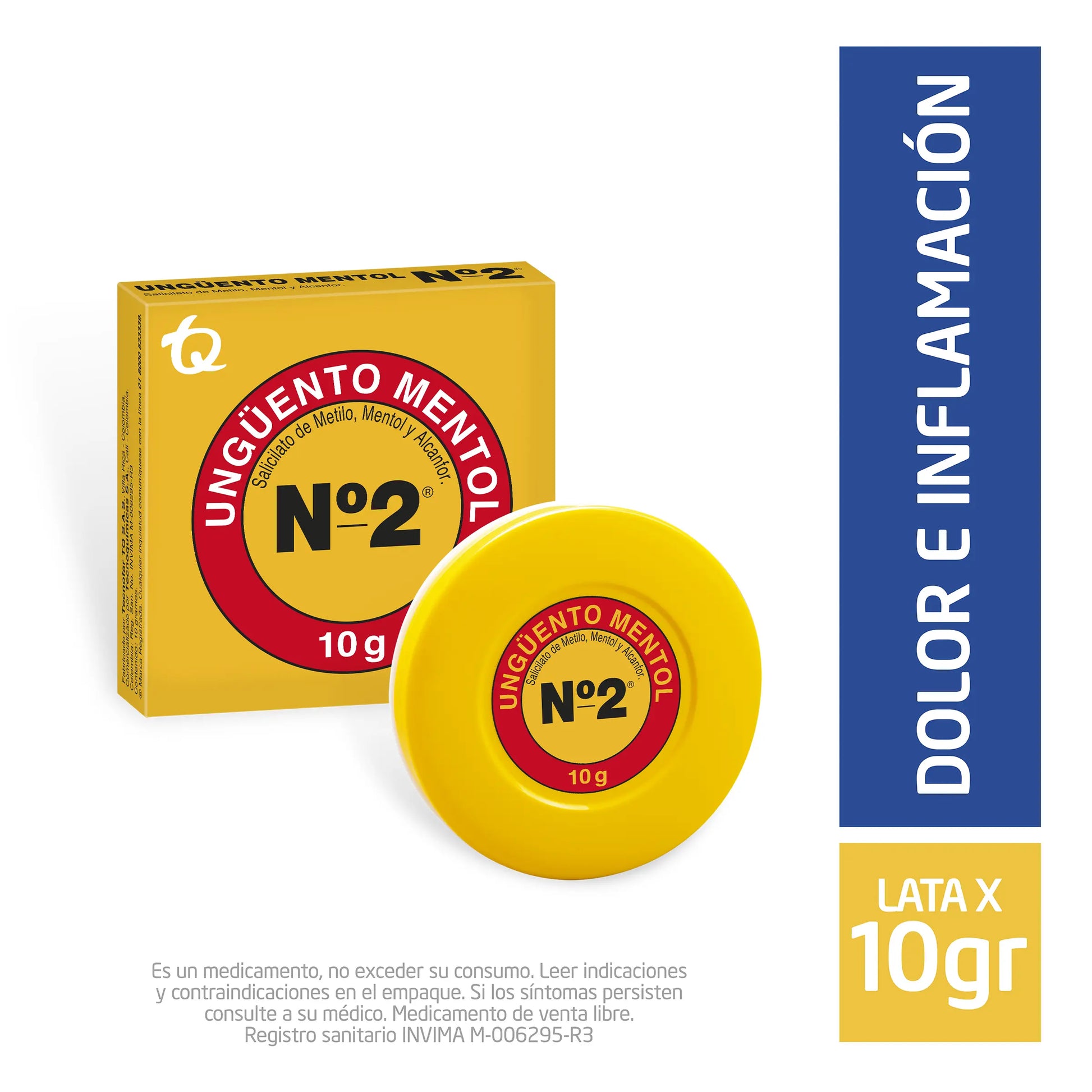 Ungüento Mentol #2 10 gr