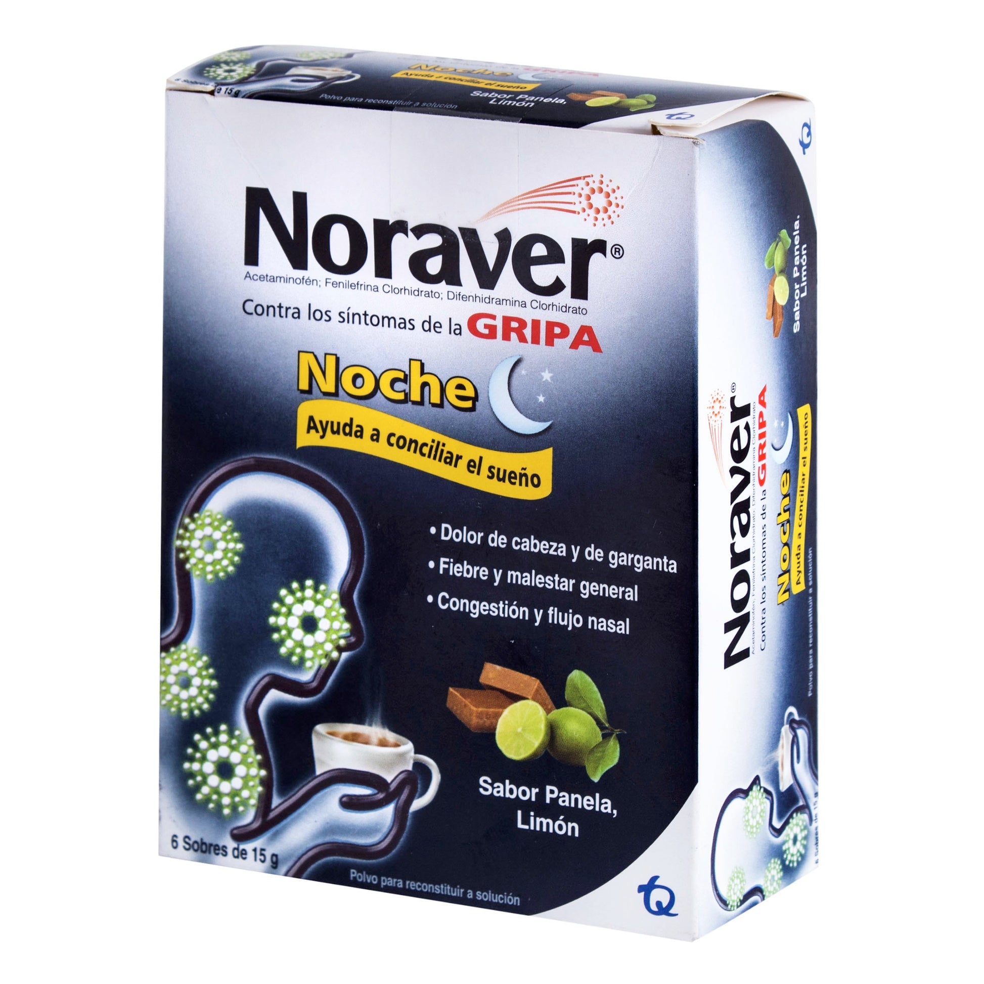 Noraver grIPA Bebida Noche 15 gr 6 Sbs
