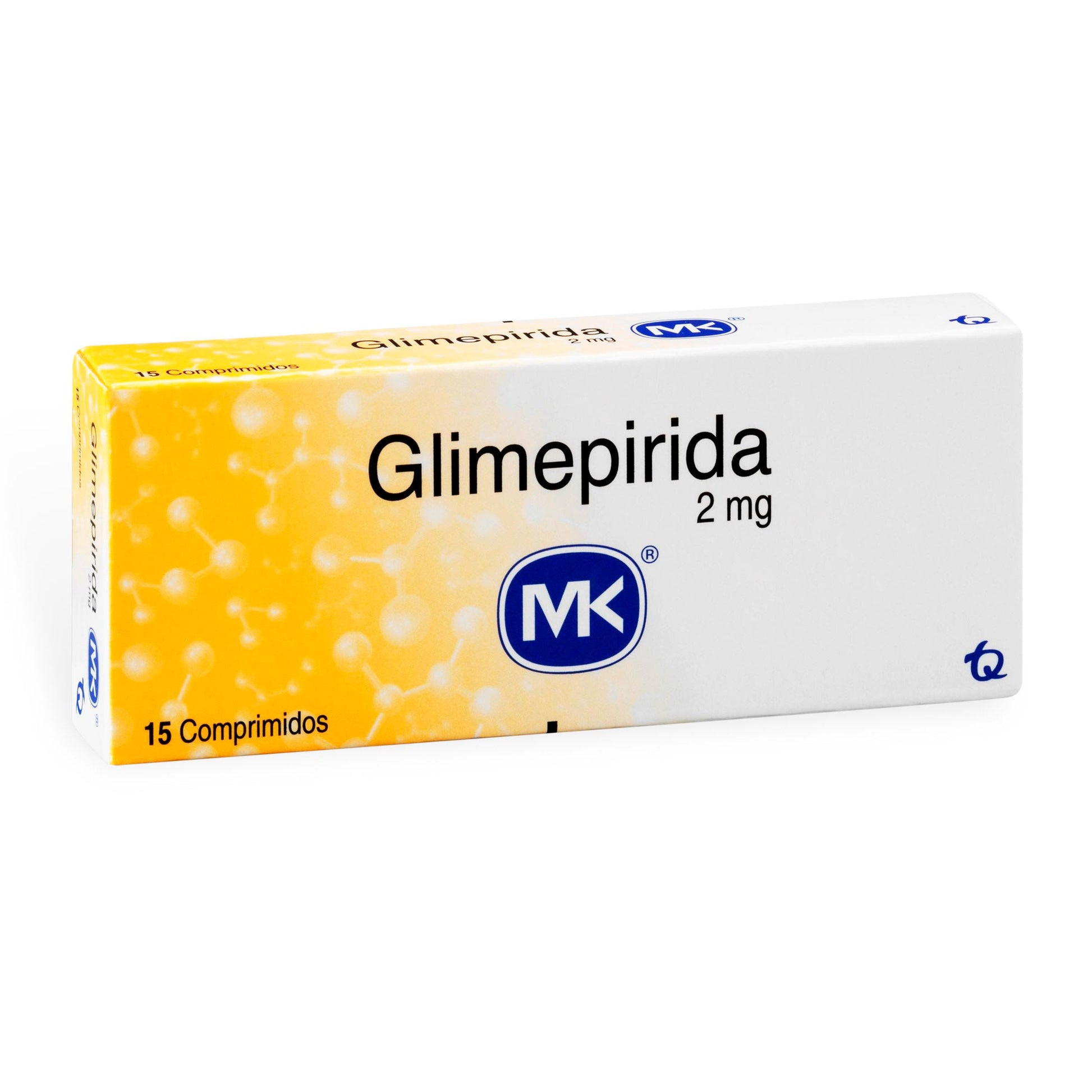 Glimepirida 2 mg 15 Tabletas Mk