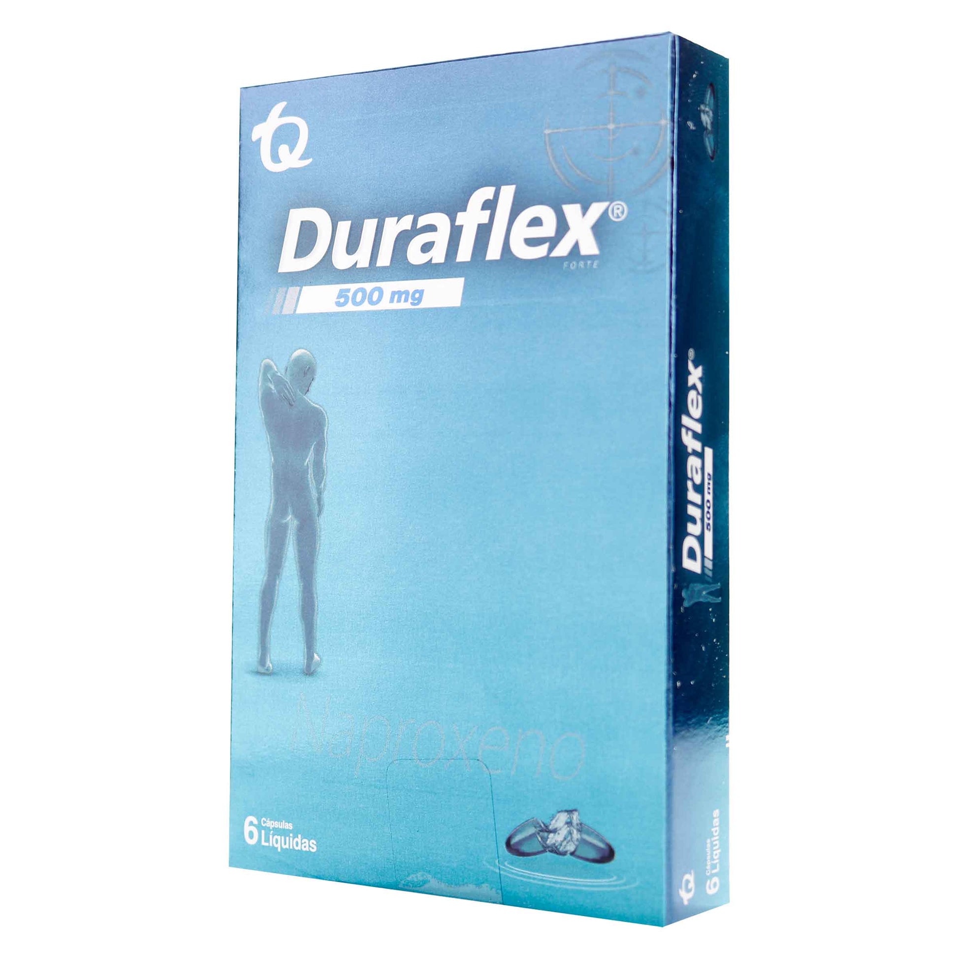 Duraflex Forte 500 mg 6 Cápsulas Liq.