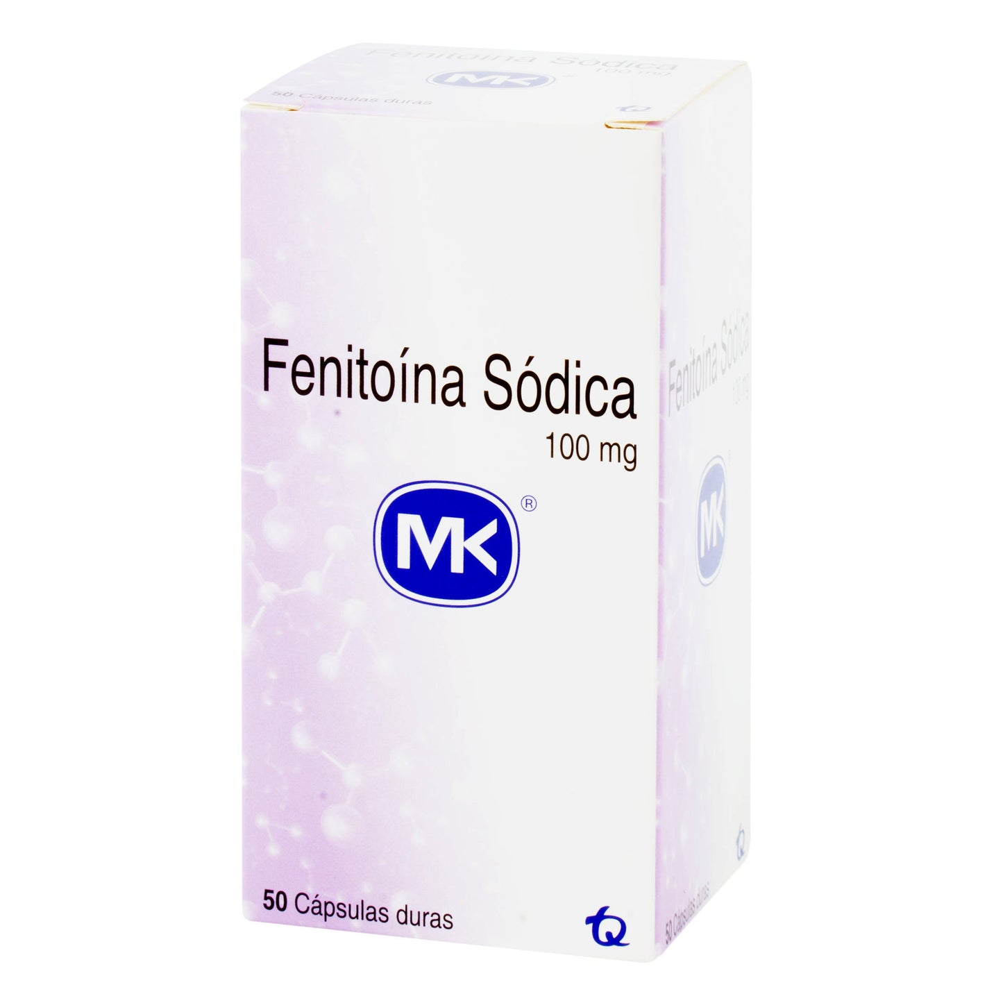 Fenitoína 100 mg 50 Cápsulas Mk