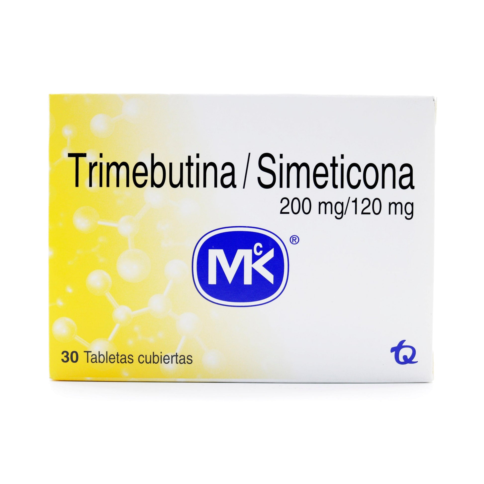 Trimebutina Simeticona.200/120 mg 30 Tbs Mk