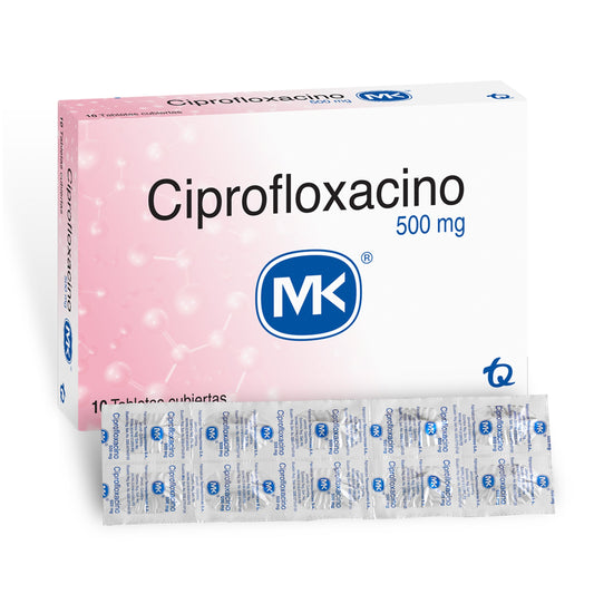 CiprofloxacinoCINA 500 mg 10 Tbs Mk