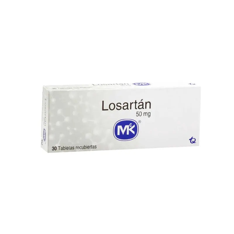 Losartán 50 mg 30 Tabletas (3)