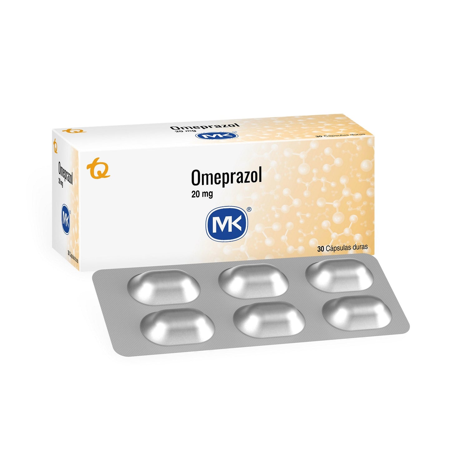 Omeprazol 20 mg 30 Cápsulas Mk