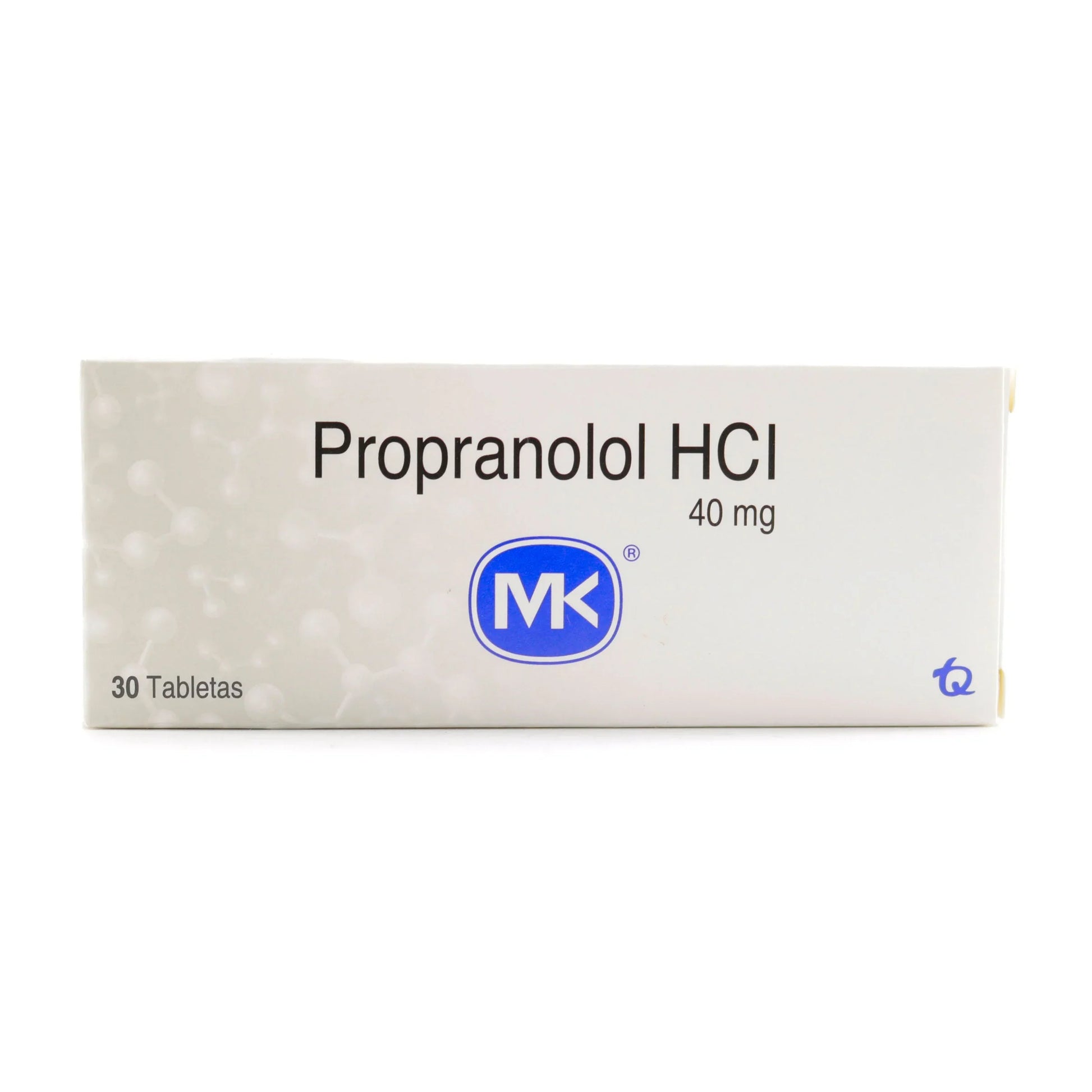 Propranolol Clorhidrato 40 mg 30 Tbs Mk
