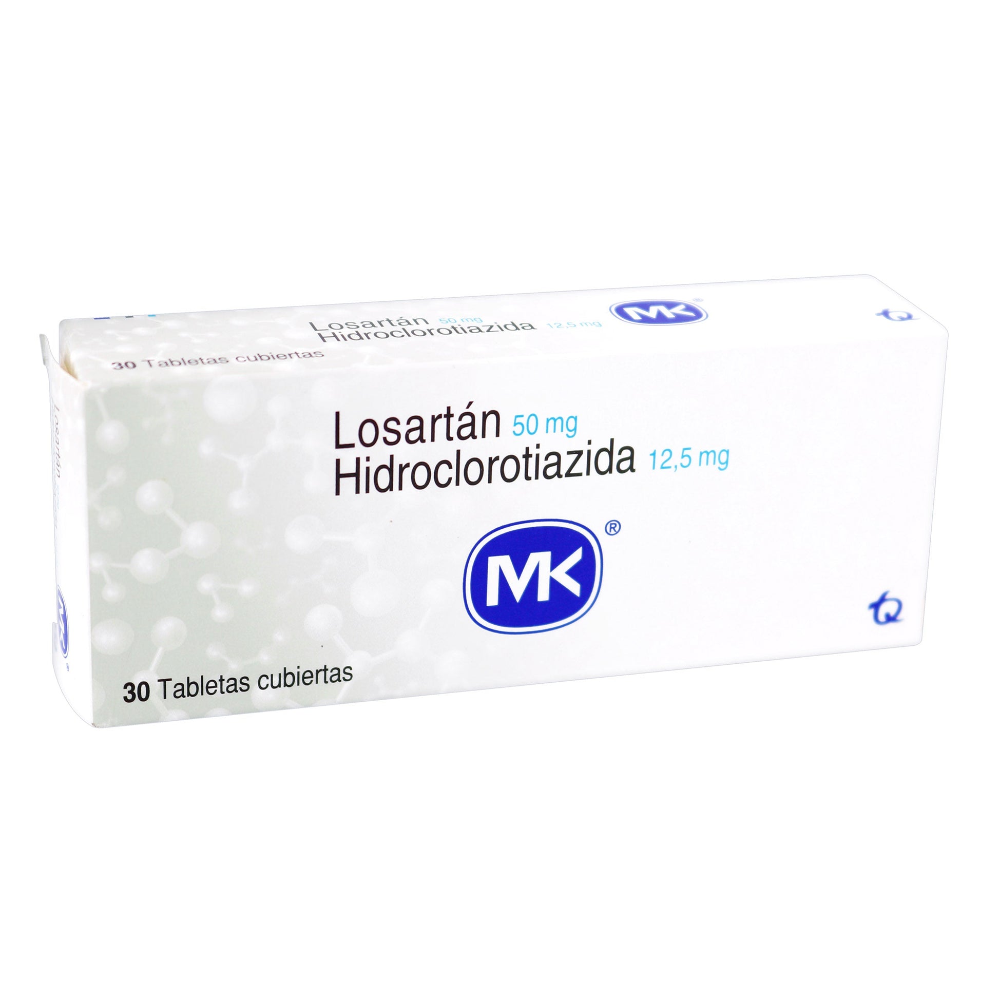 Losartán 50 mg+HCT 12.5 mg 30 Tbs Mk