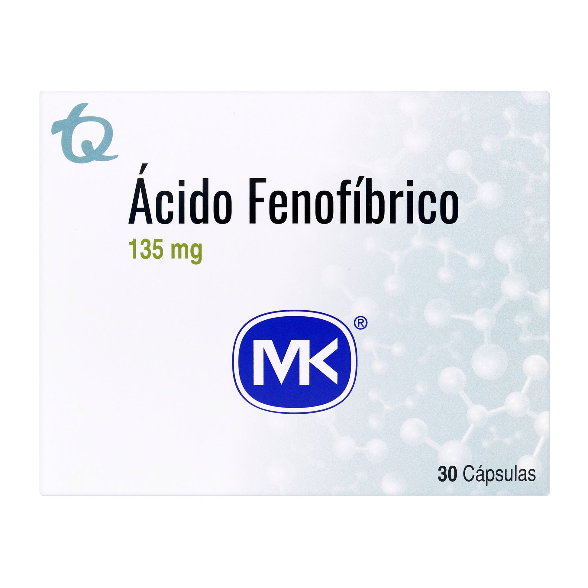 Ácido FenofibratoICO Mk135mg 30cap(m)191119