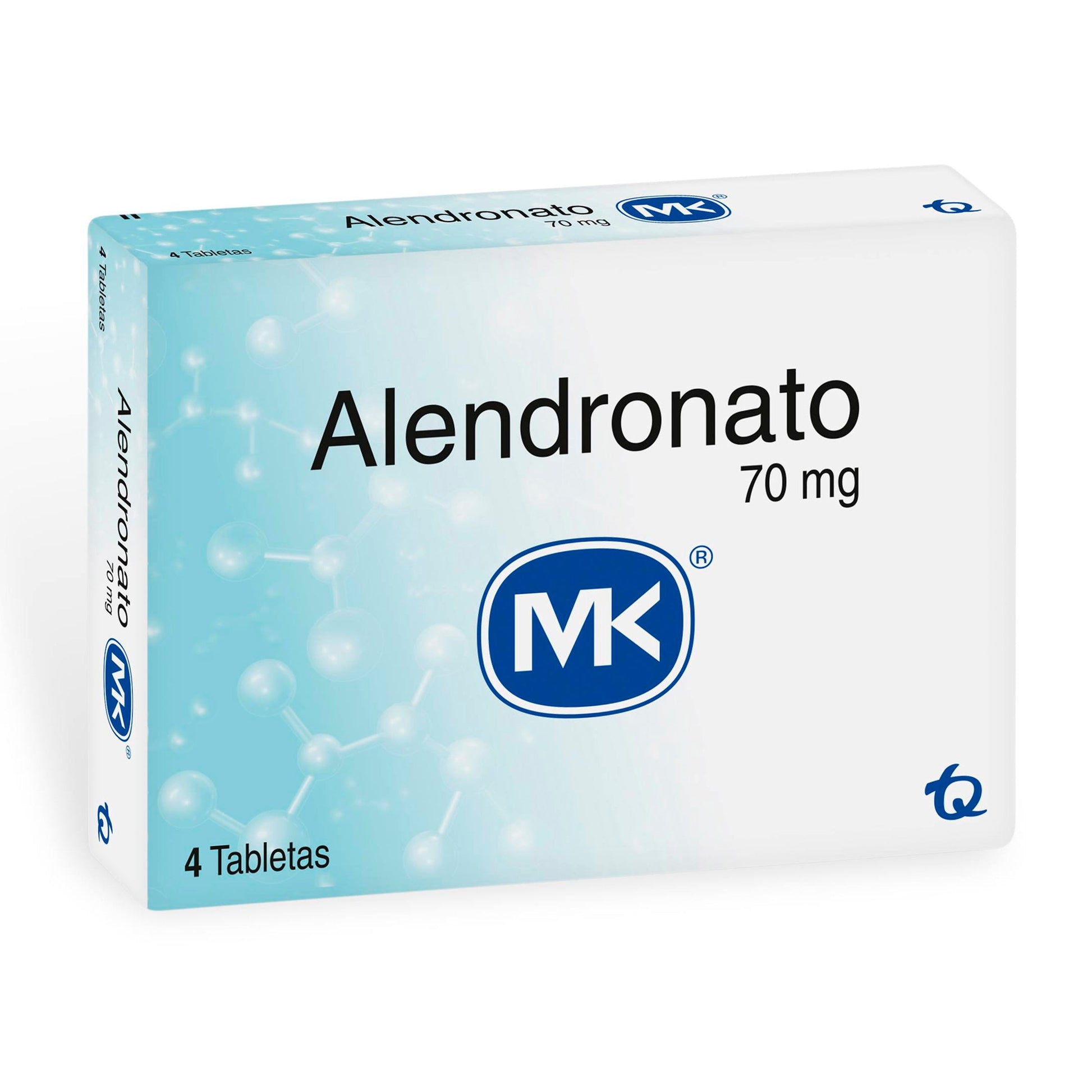 Ácido Alendronico 70 mg X 4 Tabletas