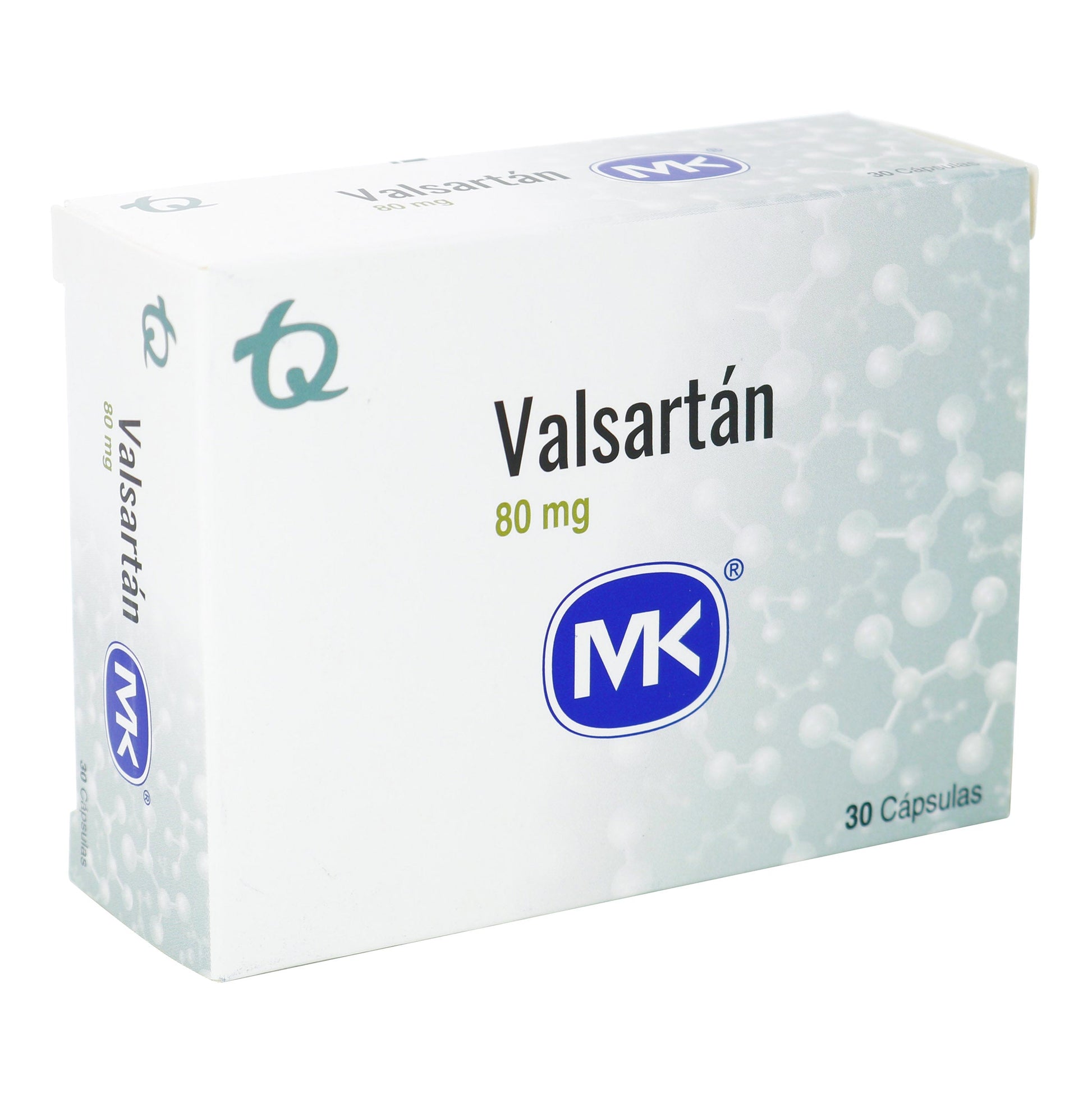 Valsartán 80 mg 30 Cápsulas Mk
