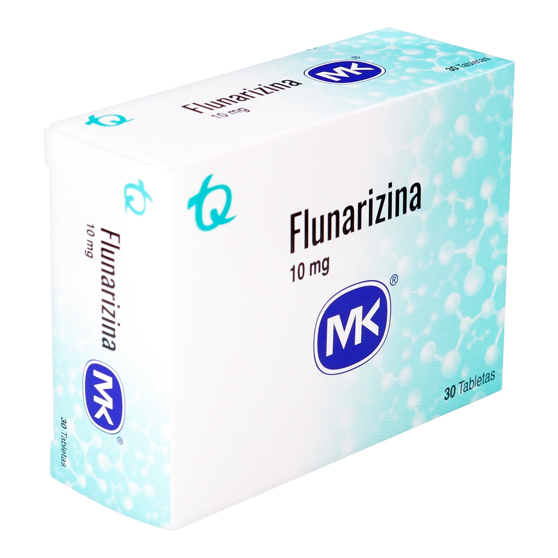 Flunarizina 10 mg 30 Tabletas Mk