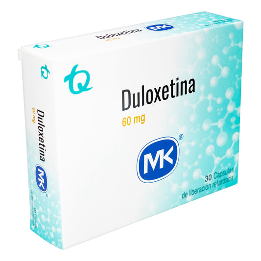 Duloxetina 60 mg 30 Tabletas Mk(p)70380