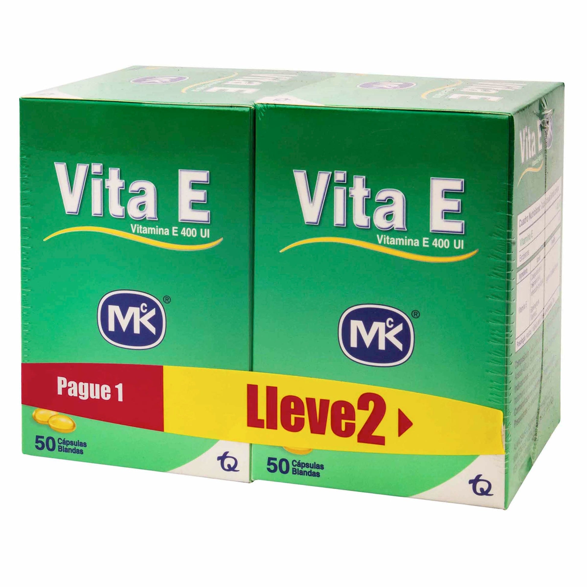 Vitamina E 400 UII.50 Cápsula Mk Pg1.ll2