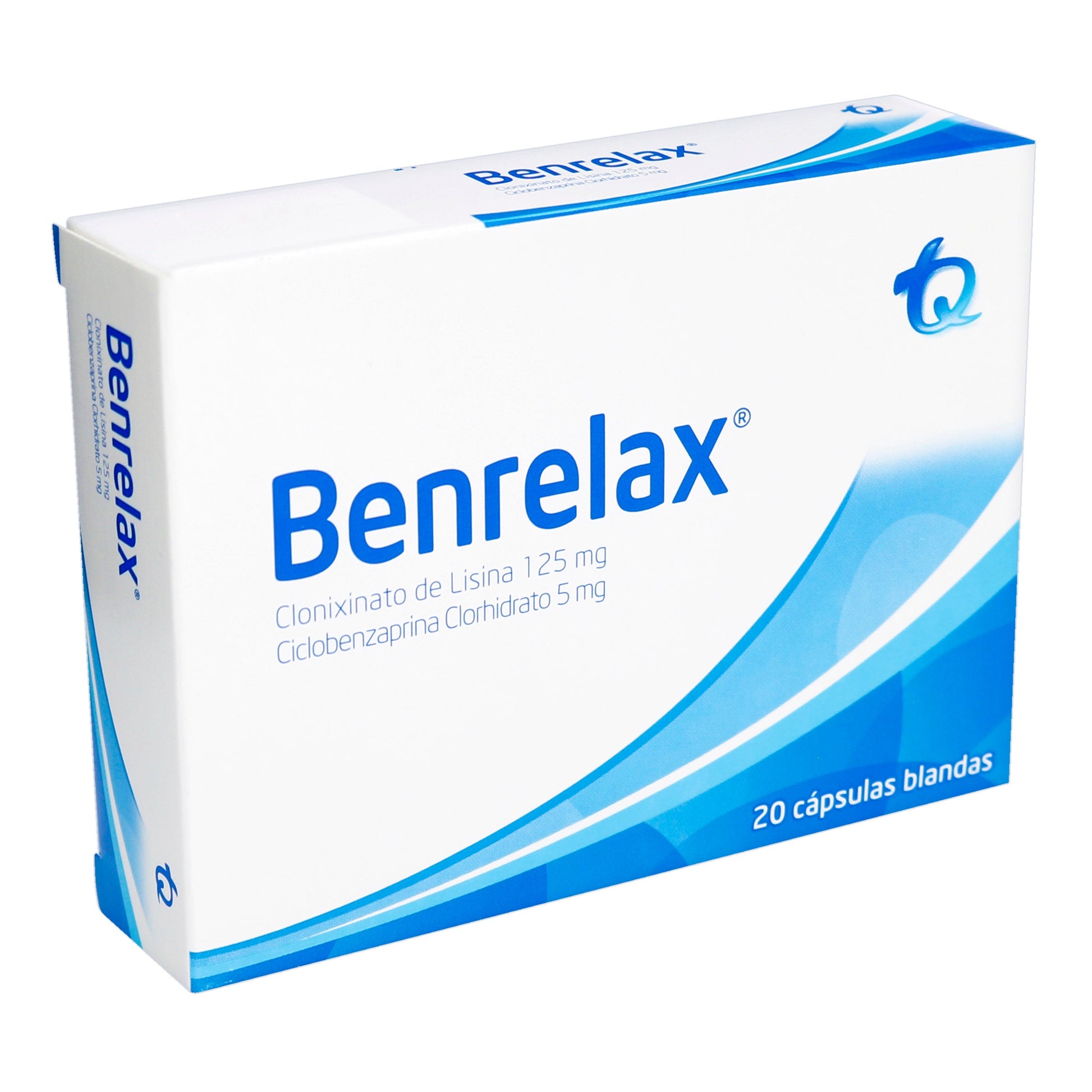 Benrelax 125 mg + 5 mg 20 Cápsulas