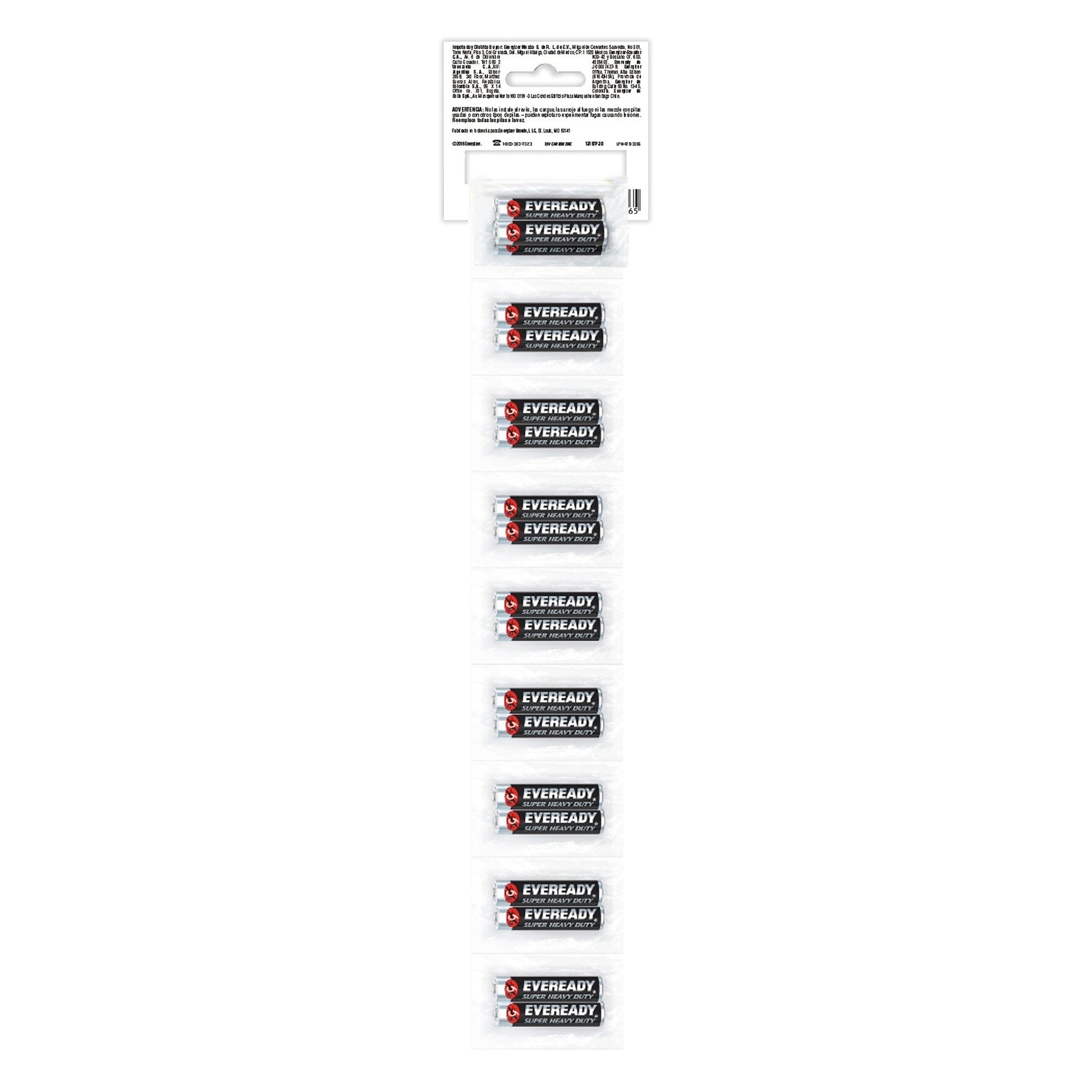 Pila Eveready Peq.10 Blíster R.1215