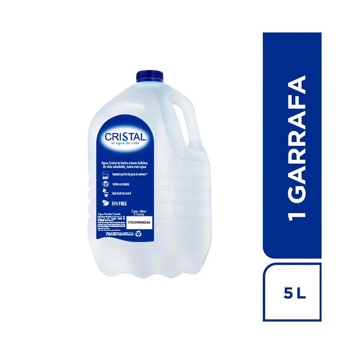 Agua Cristal gARRAFA 5litros