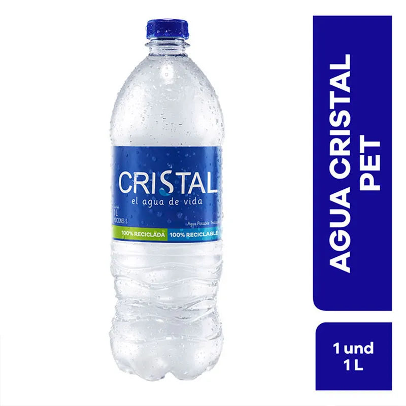 Agua Cristal X 1000 ML