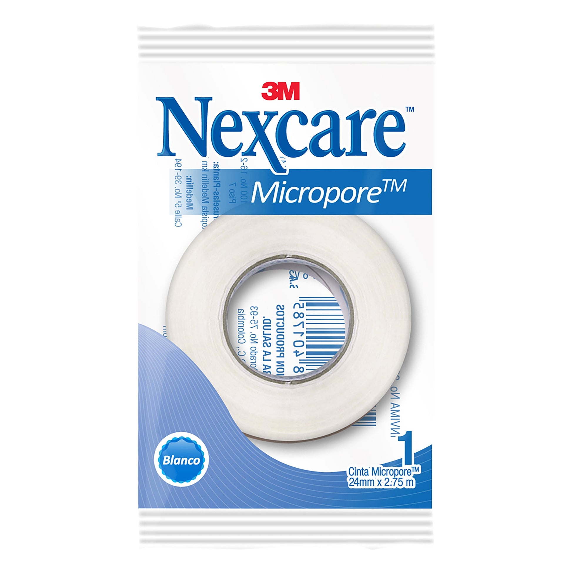Micropore Blanco 24 Mm 3 Mts Bolsa