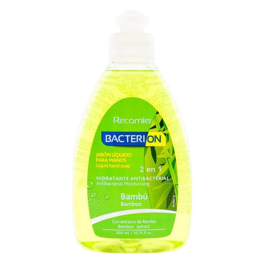 Jabón Bacterion Liquido Bambu 2-1 300 ml