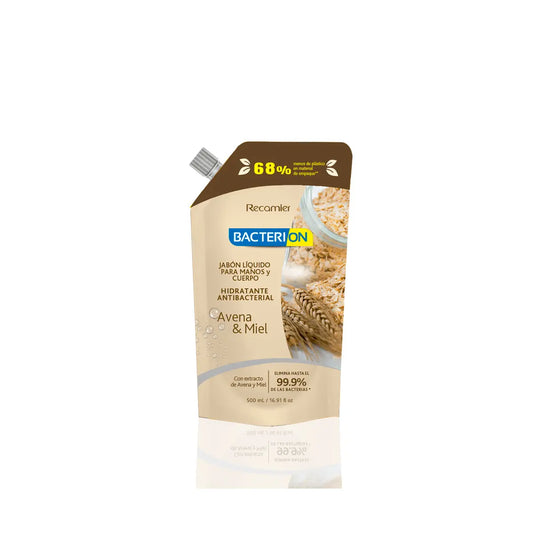 Jabón Bacterion Avena Doy Pack 500 ml