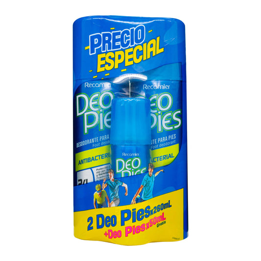 2 Desodorante   Deo Piesant. 260ml + Deo 50 ml