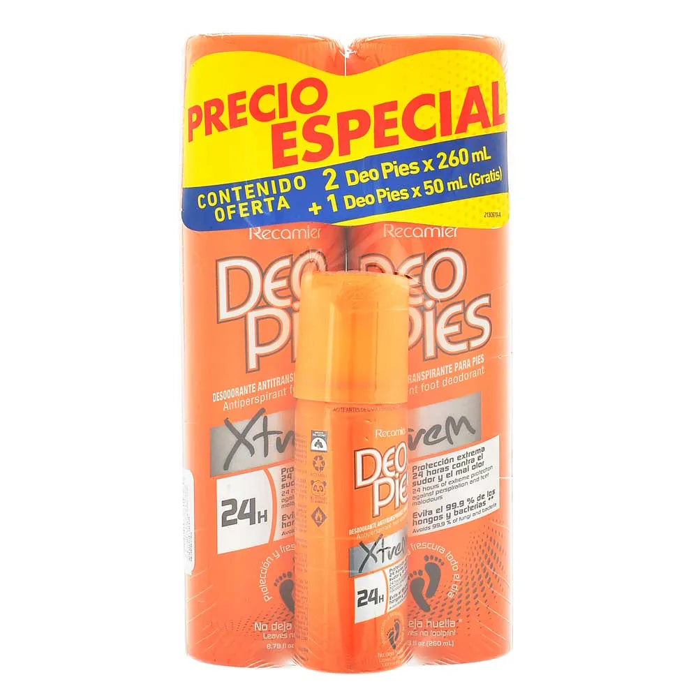 2Desodorante   Deo Pies Extr. 260ml+deo50ml