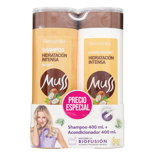 Cha Muss Hidratante Internacional 400ml + Aco 400ml