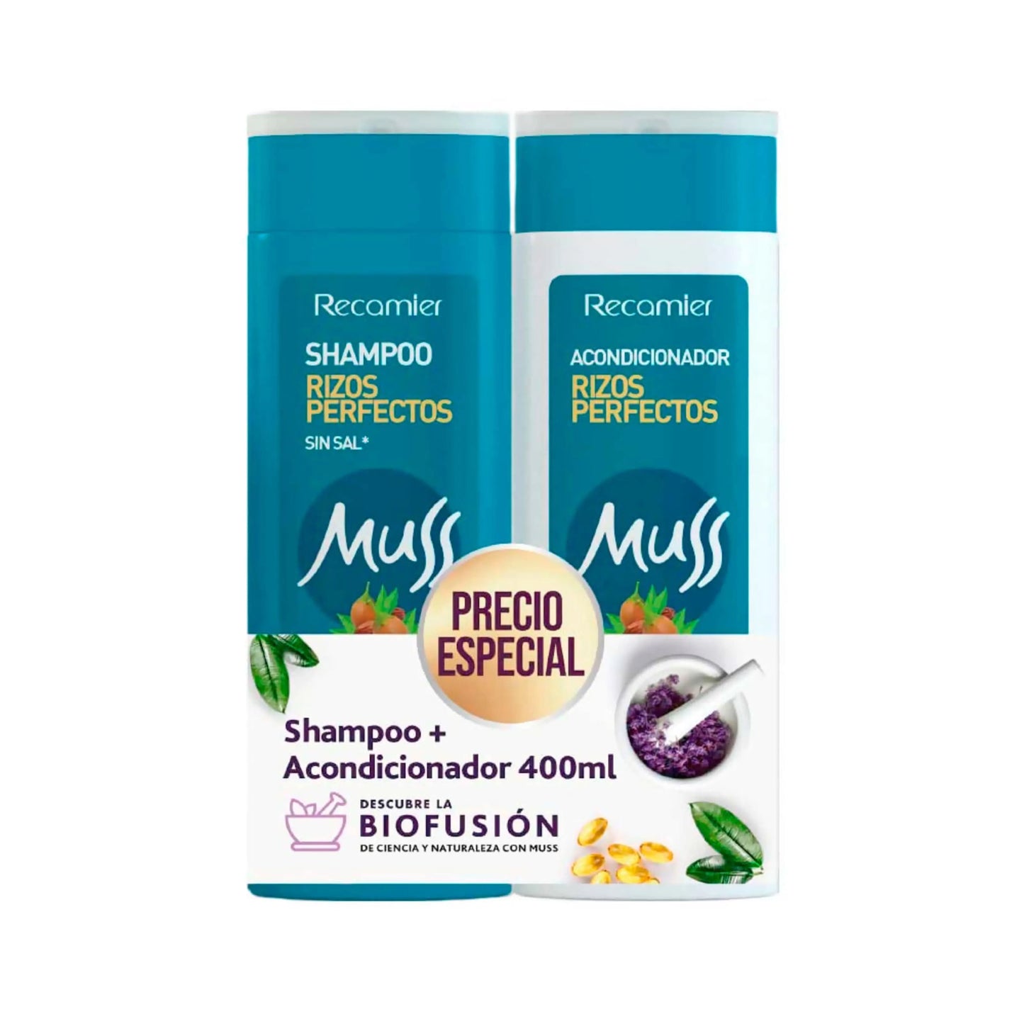 Champú Muss Rizos Perfectos 400ML + Acondicionador 400ML