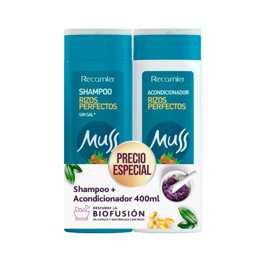 Champú Muss Rizos Perfectos 400ML + Acondicionador 400ML