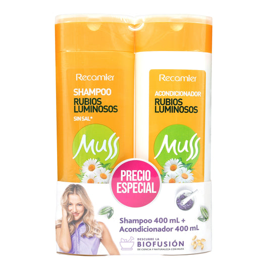 Shampoomuss Rub.luminosos 400ml+acond.400ml