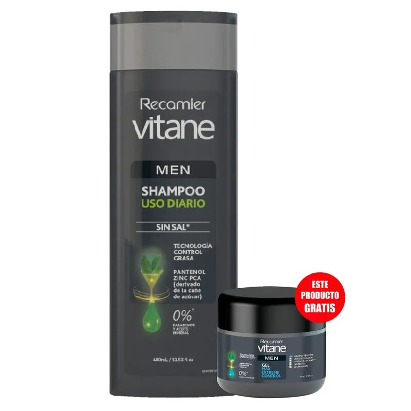 Cha VitANE Men Cont 400ml + Gel 110ml