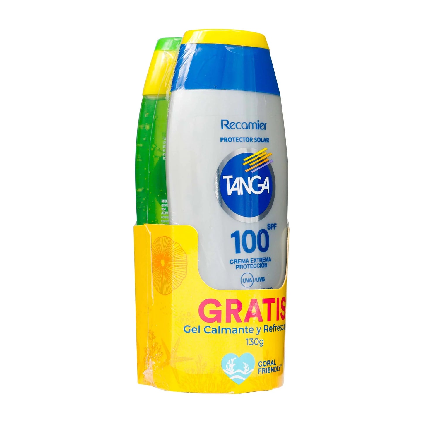 Bloqueador.TANGA Spf 60 130 ml+AFT.GEL 130 ml