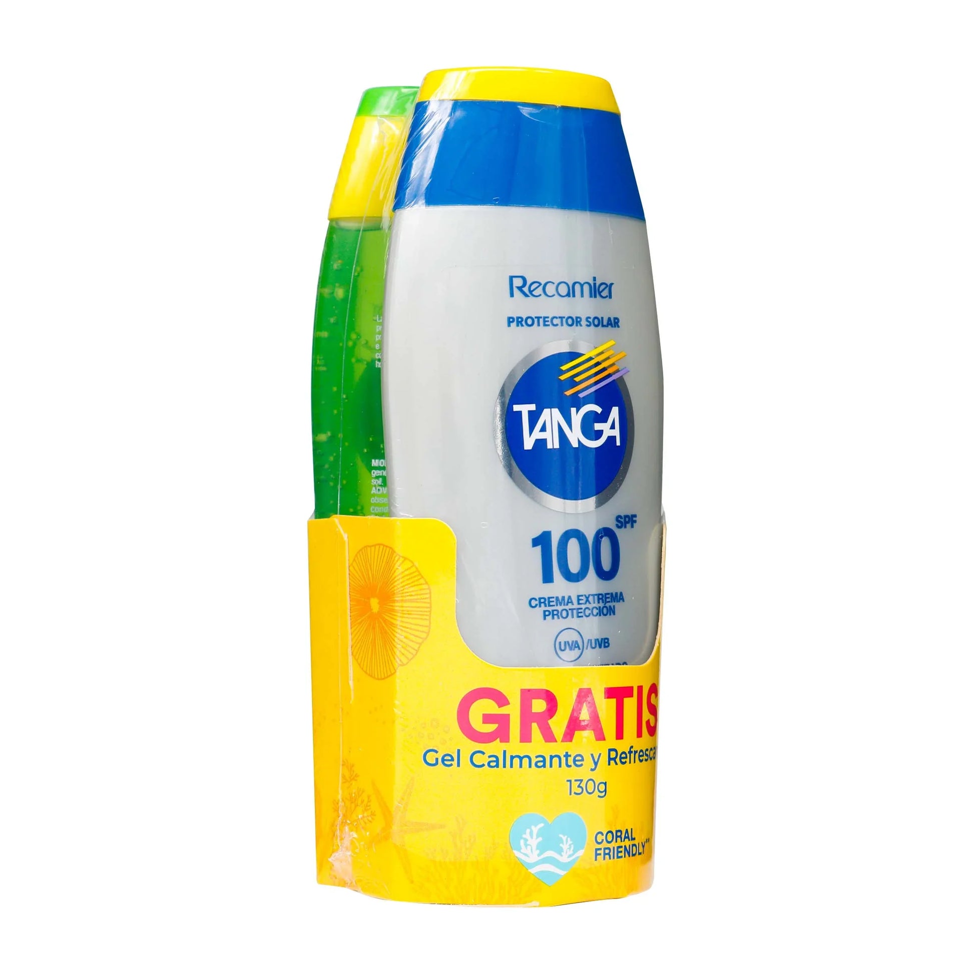 Bloqueador.TANGA Spf 60 130 ml+AFT.GEL 130 ml