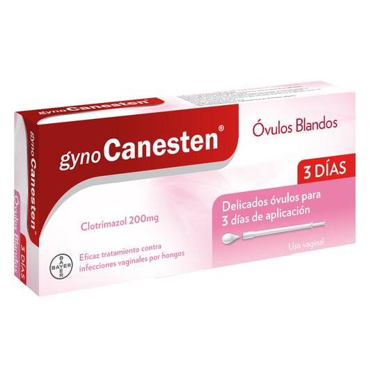 gYNOCANESTEN 200 mg 3 Óvulos Blandos