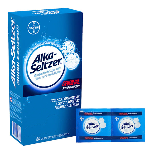 Alka Seltzer 60tabletas