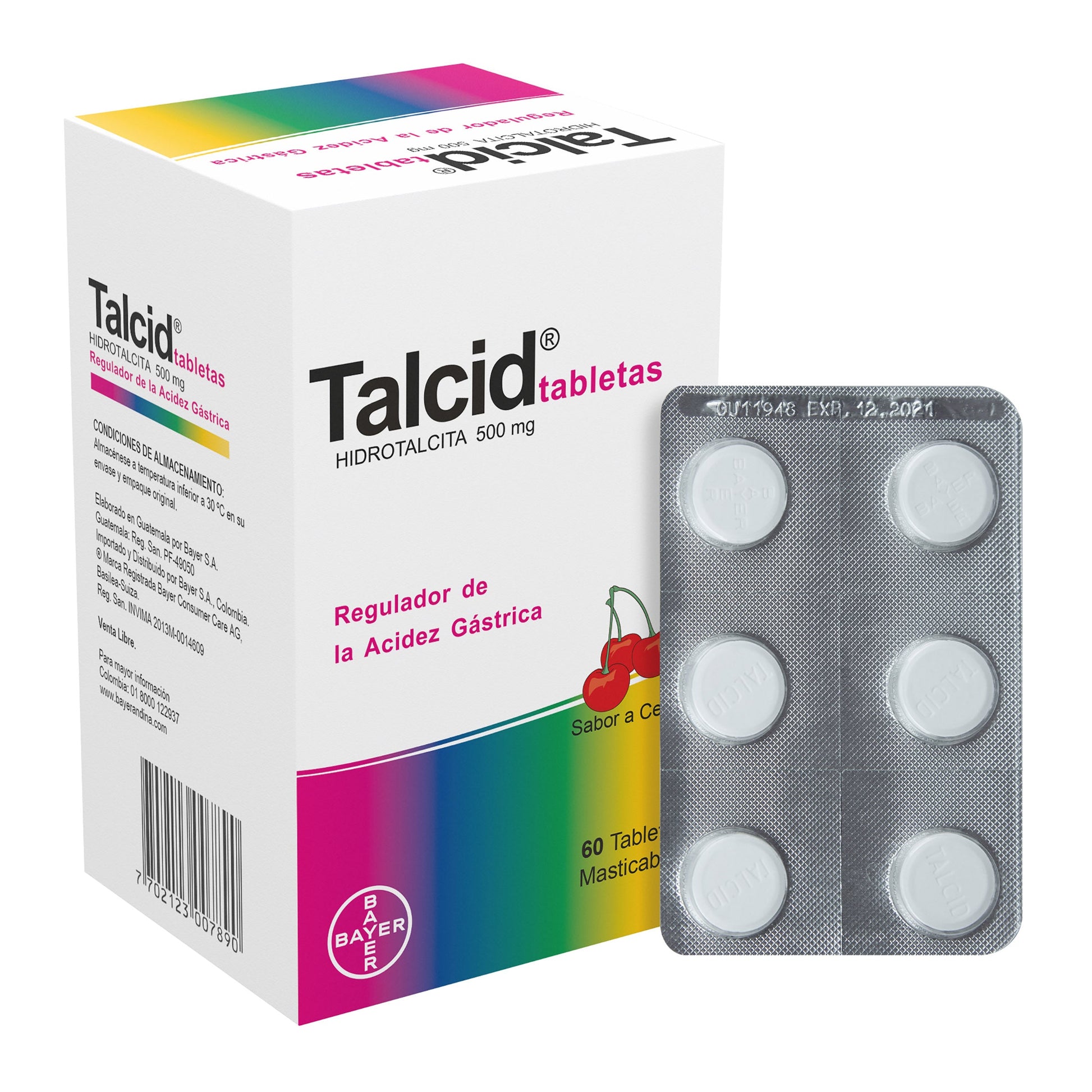 TalcoID Cereza 60 Tabletas