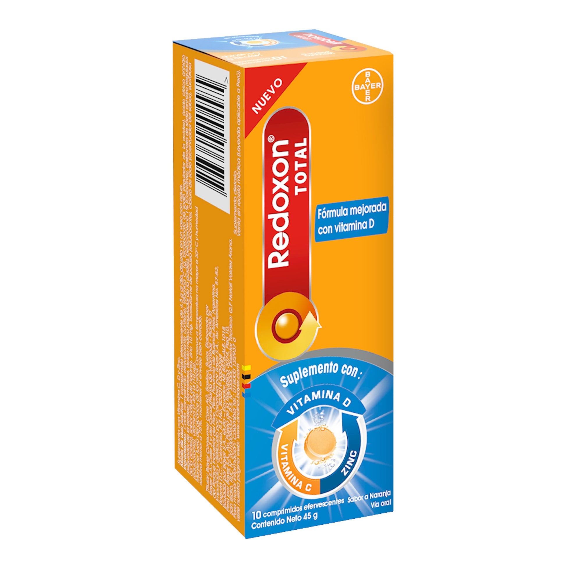 Redoxon Total 3 Fcos 10 Tabletas Eferve.