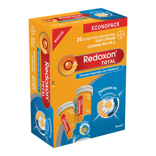Redoxon Efervescente 20 Tableta 2 Uds Econo