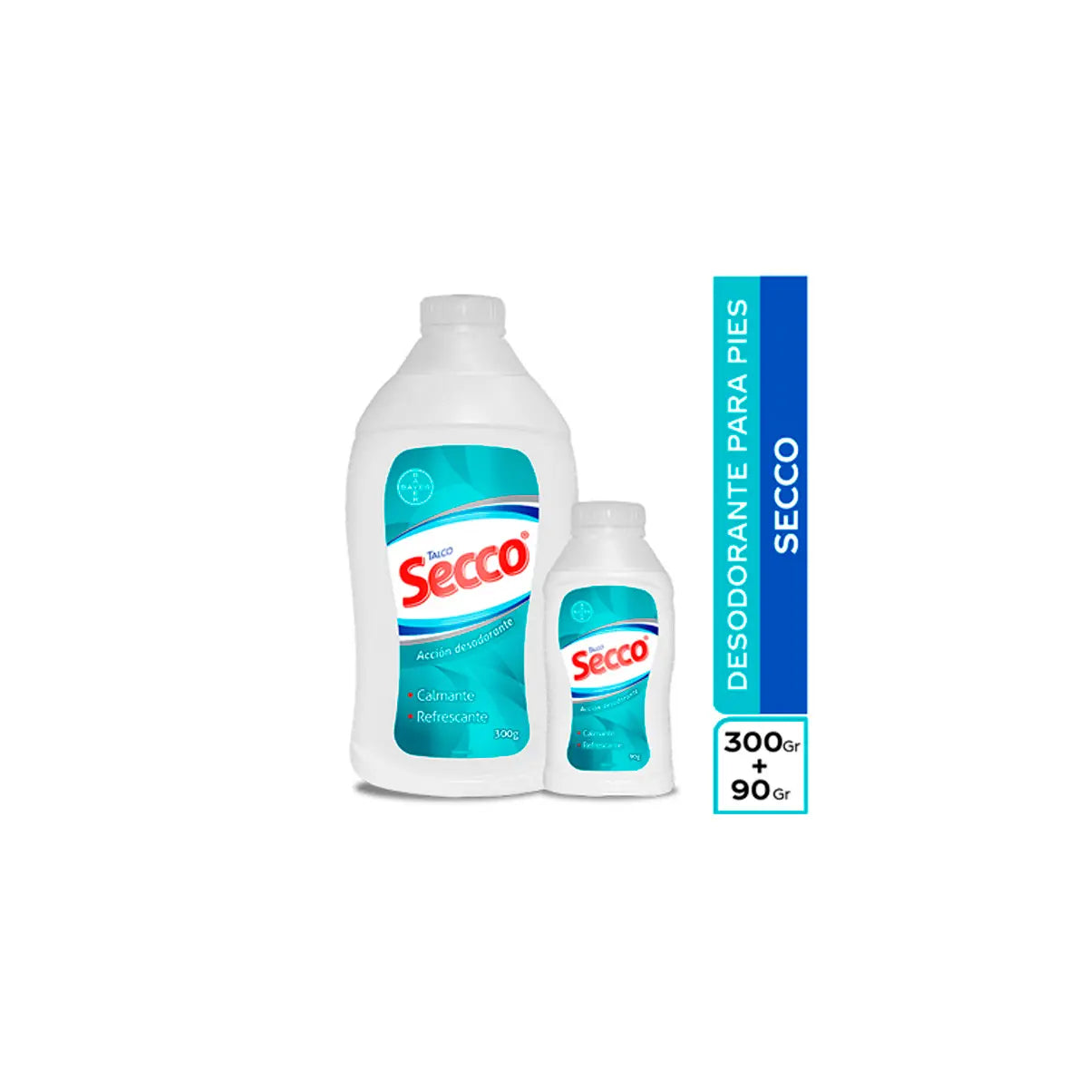 Talco Seco 300g Gotas 90g