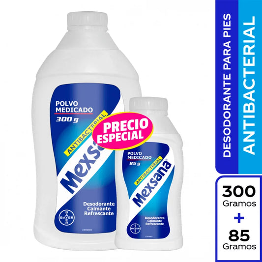 Talco Mexsana 300grs + Talco 85grs IVA
