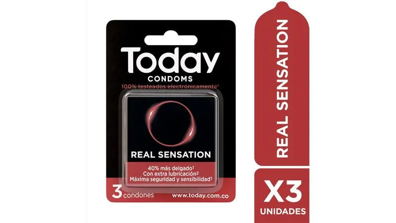 Preservativo.TODAY Real Sensation